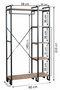 Hanah Home Peka9023 Soporte de Entrada Natural y Negro